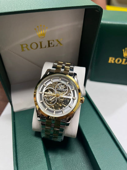 ⌚ Reloj ROLEX Automático con Mecanismo Visible