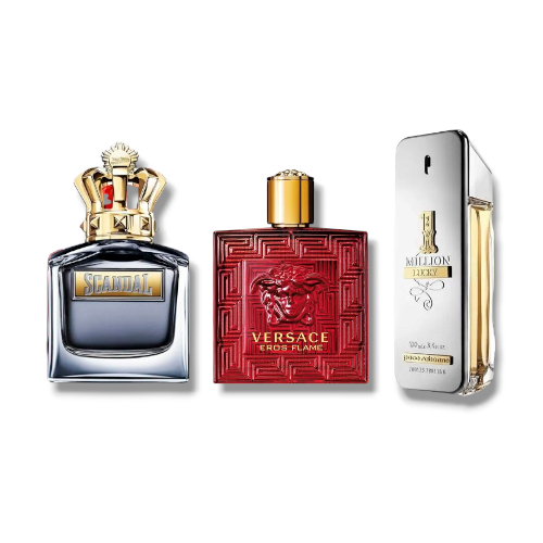 Combo- 🔥 TRÍO IRRESISTIBLE // VERSACE FLAME • SCANDAL • ONE LUCKY 🌟✨💙