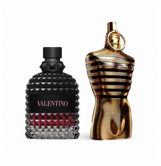 ⚡💎🔥 DUO DE LUJO – VALENTINO BORN IN ROMA • JEAN PAUL GAULTIER ELIXIR ✨💙