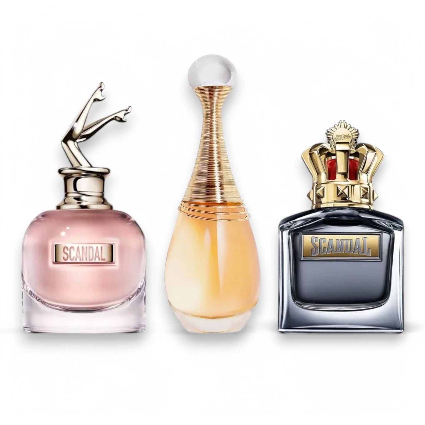 🌸🔥 COMBO SENSUAL & ELEGANTE (SCANDAL DAMA • J’ADORE • SCANDAL HOMME ✨🌹🖤)
