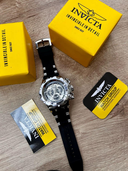 ⌚⚡💎 INVICTA VENON CAUCHO – ESTILO QUE IMPACTA 🔥✨