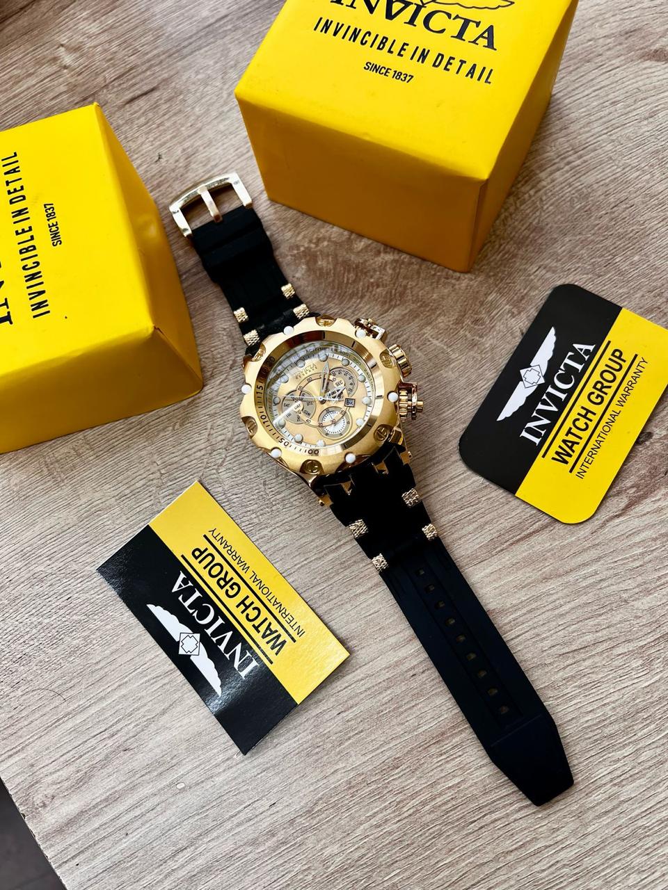 ⌚⚡💎 INVICTA VENON CAUCHO – ESTILO QUE IMPACTA 🔥✨