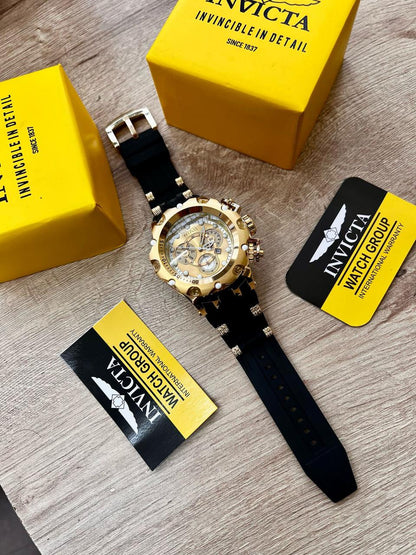 ⌚⚡💎 INVICTA VENON CAUCHO – ESTILO QUE IMPACTA 🔥✨