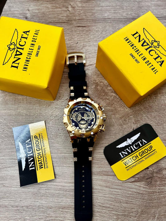 ⌚⚡💎 INVICTA VENON CAUCHO – ESTILO QUE IMPACTA 🔥✨