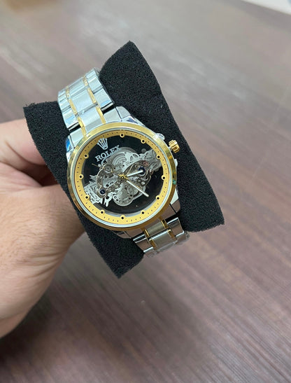 ⌚⚙️ Rolex Skeleton – Lujo Visible, Estilo Imponente