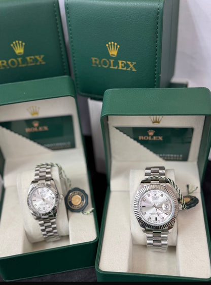 💎⌚🔥 ROLEX PRESIDENTE PAREJA – DISTINCIÓN EN DOS TIEMPOS ✨👫