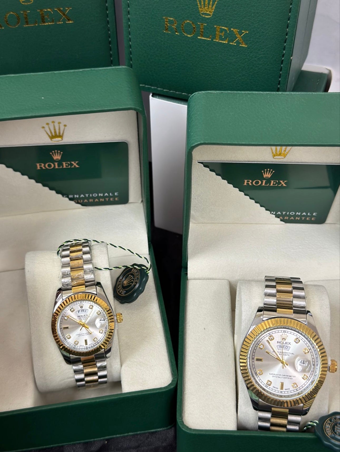 💎⌚🔥 ROLEX PRESIDENTE PAREJA – DISTINCIÓN EN DOS TIEMPOS ✨👫