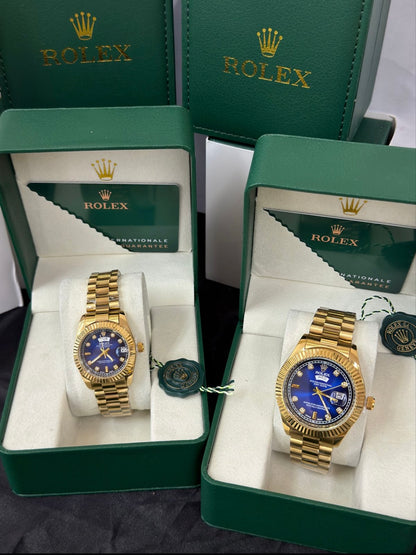 💎⌚🔥 ROLEX PRESIDENTE PAREJA – DISTINCIÓN EN DOS TIEMPOS ✨👫