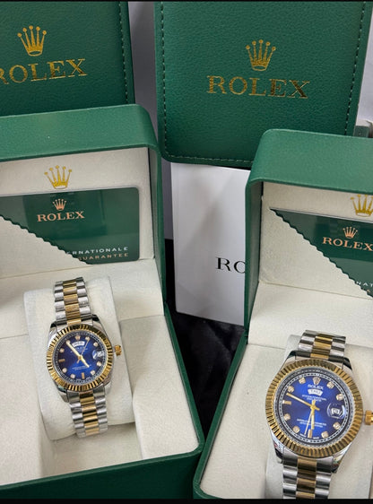 💎⌚🔥 ROLEX PRESIDENTE PAREJA – DISTINCIÓN EN DOS TIEMPOS ✨👫