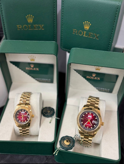 💎⌚🔥 ROLEX PRESIDENTE PAREJA – DISTINCIÓN EN DOS TIEMPOS ✨👫