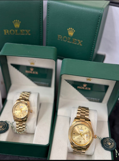 💎⌚🔥 ROLEX PRESIDENTE PAREJA – DISTINCIÓN EN DOS TIEMPOS ✨👫