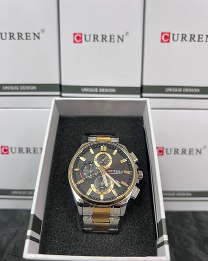 ⌚🔥💎 CURREN CLÁSICO DE ACERO INOXIDABLE  – ESTILO QUE TE ACOMPAÑA ✨⚡