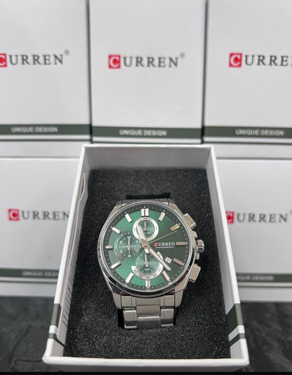 ⌚🔥💎 CURREN CLÁSICO DE ACERO INOXIDABLE  – ESTILO QUE TE ACOMPAÑA ✨⚡