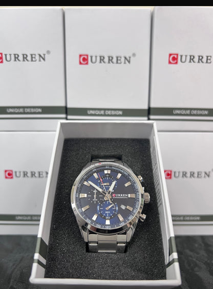 ⌚ Reloj Curren 8445 Clásico de Acero Inoxidable ✨