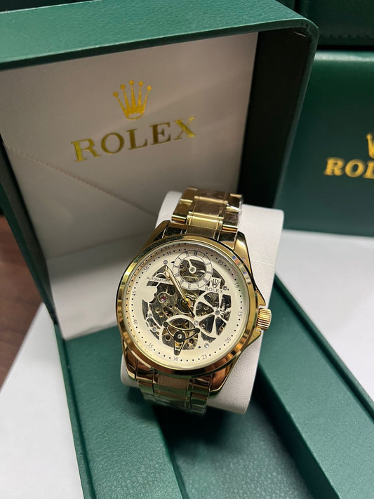 ⌚ Reloj ROLEX Automático con Mecanismo Visible