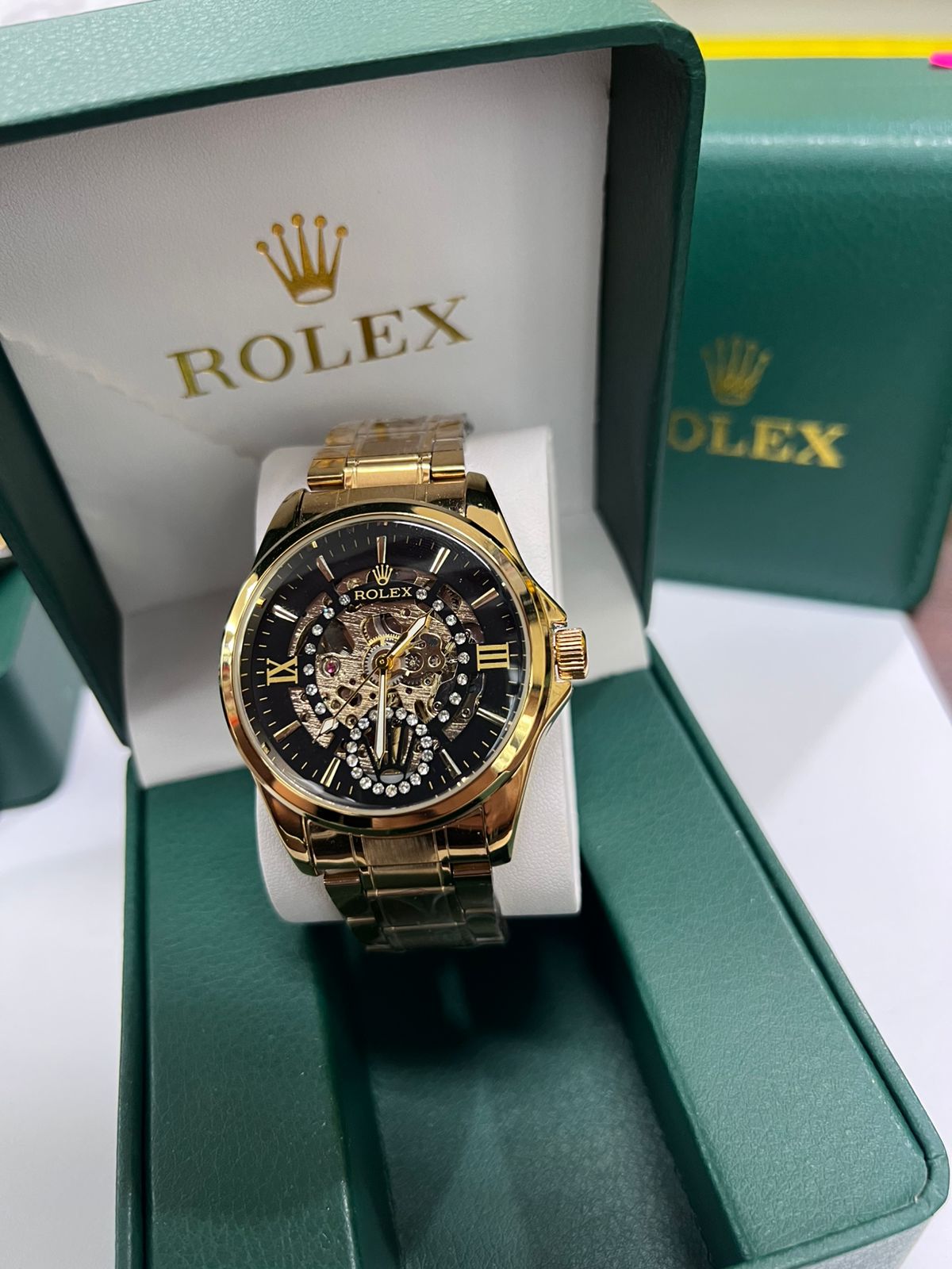 ⌚ Reloj ROLEX Automático con Mecanismo Visible