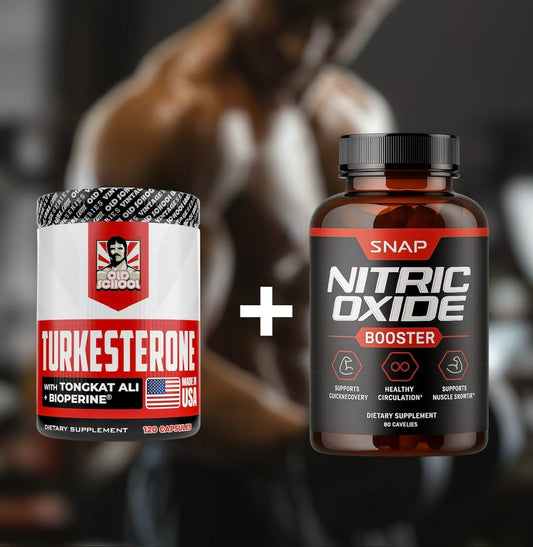🚀 ¡Súper Combo Anabólico Natural! 💥 Turkesterone + Nitric Oxide