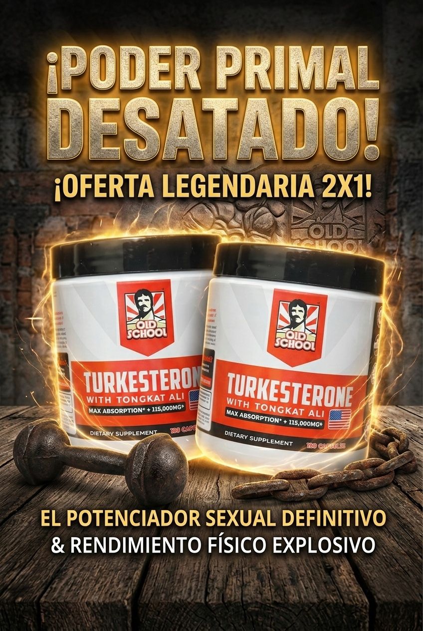 ⚡TURKESTERONE – OFERTA 2X1 🚀PAGA UNA Y LLEVATE LA SEGUNDA GRATIS