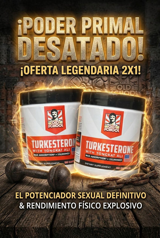 ⚡TURKESTERONE – OFERTA 2X1 🚀PAGA UNA Y LLEVATE LA SEGUNDA GRATIS